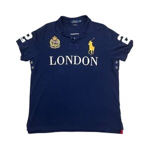 Polo Ralph Lauren London Great Britain Crest Big Pony Polo Shirt Men’s XL